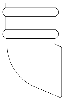 Downpipe Shoe (Round)