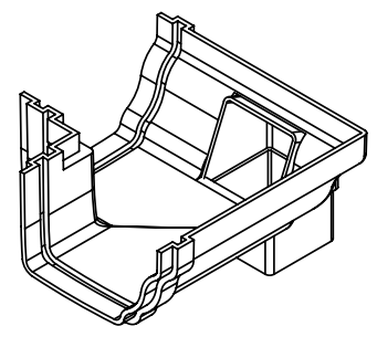 Left Hand 90° Trunk Outlet