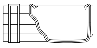 Marley Classic Gutter Angle 4LT  90° Internal