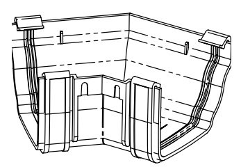 Marley Classic Gutter Angle 4LT 165°