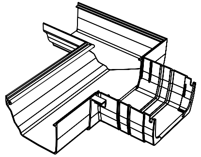 Reducer Plate - 265mm                               'T' Shape                     Box Gutter                Adaptor Left