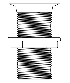 Special Gutter Outlet/Tank Fitting (Drill & Fix)